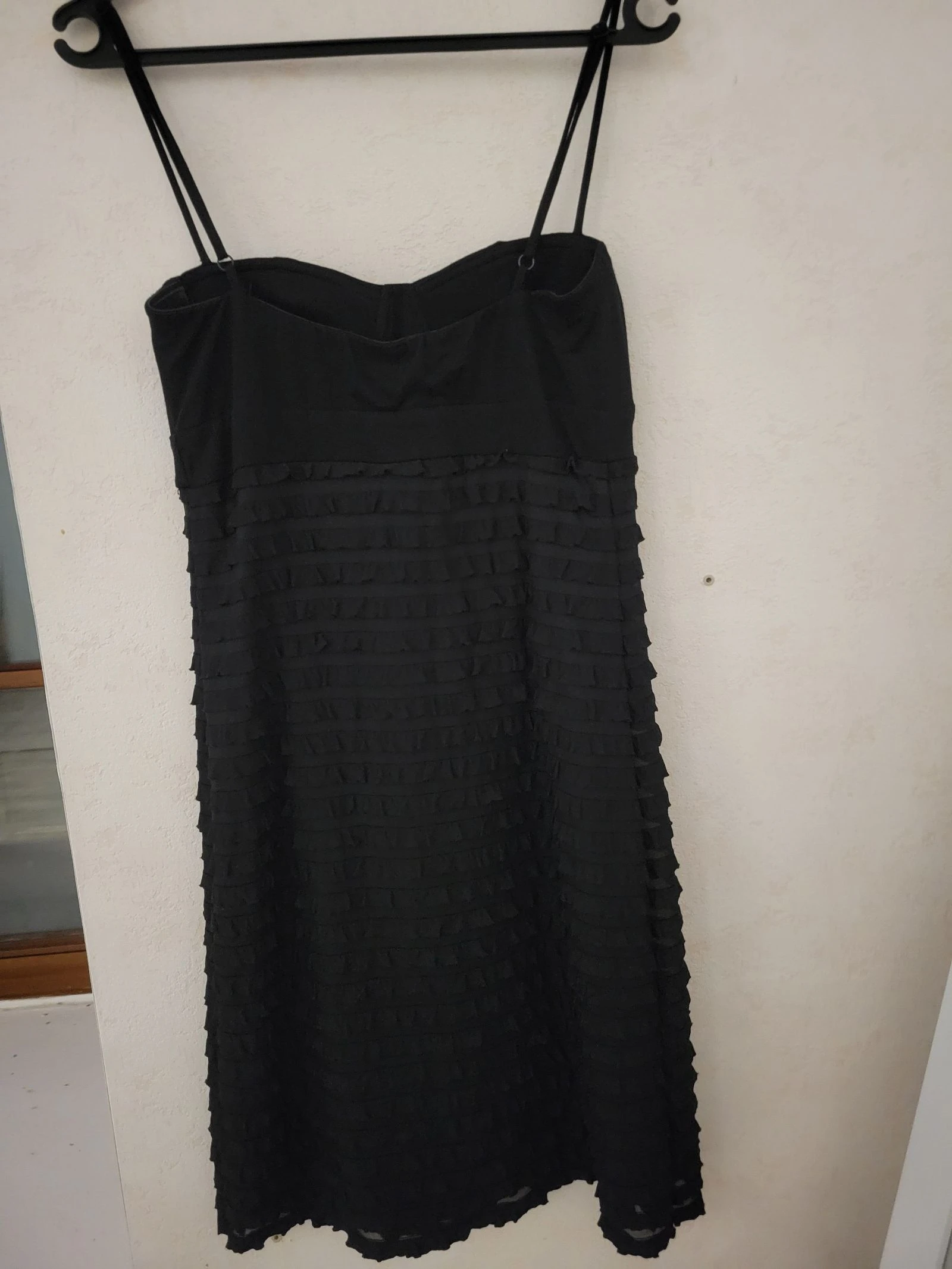 Vestido Preto com Babados Sinequanone - T0 (XS) – photo 2